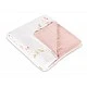 Baby Blanket Muslin Double Layer 75X100 Pink Flowers Sensillo