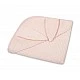 Baby Towel With Hood 100% Corrugated Cotton 110X110 Cm 0+ Pink Sensillo