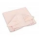 Poncho 100% Corrugated Cotton 70X60 Pink 0+ Sensillo