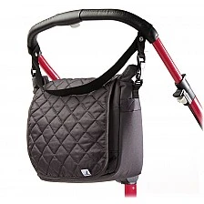 Quilted Stroller Bag Graphite Caretero