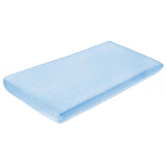 Waterproof fitted sheet Blue 120X60 Sensillo