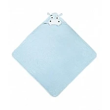 Bath towel Hippo Water Friends blue