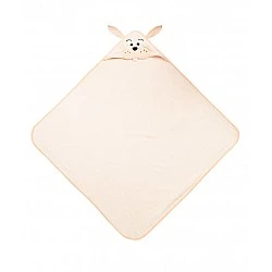 Water Friends Rabbit Bath Towel Pink