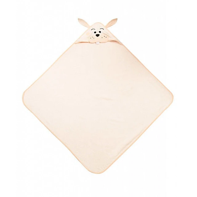 Water Friends Rabbit Bath Towel Pink
