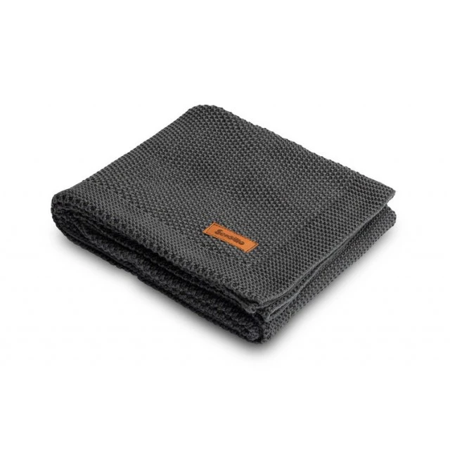 Baby Blanket 100% Cotton Graphite 100X80 Sensillo