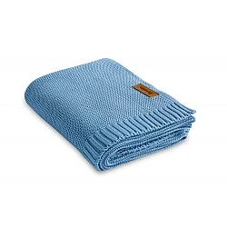 Bamboo And Cotton Blanket Blue 100x80cm
