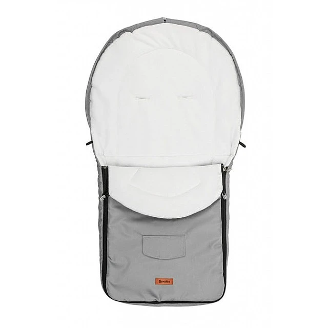 Winter Bag For Baby Stroller Light Gray (95X40)