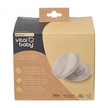 Breast Pads 56 pcs. For Single Use Ultra Comfort Vital Baby