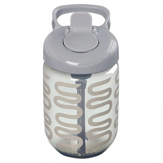 EarthSmart Vital Baby Non-Spill Cup with Straw 350 ml Gray