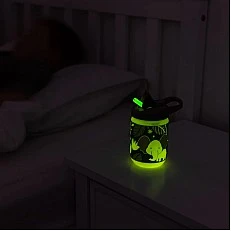 Неразливаща се чаша със сламка 350 мл светеща в тъмното EarthSmart Vital Baby