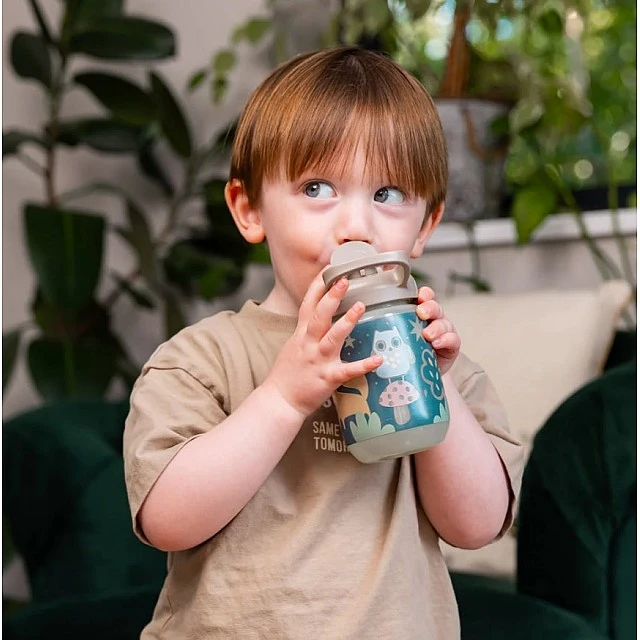 EarthSmart Vital Baby Non-Spill Cup with Straw 350 ml Glow in the Dark