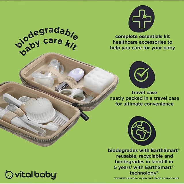 Хигиенен комплект грижа за бебето EarthSmart Vital Baby