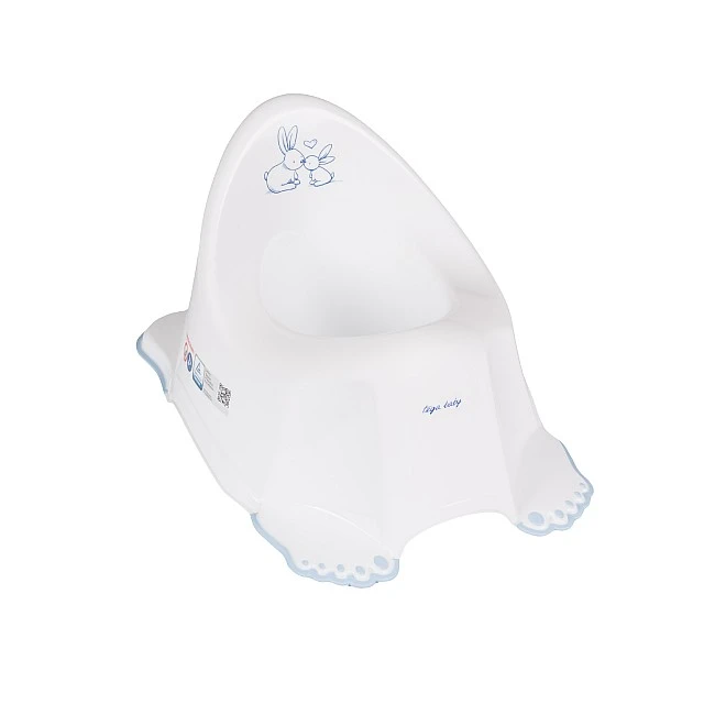 Baby anatomical musical potty Rabbits white