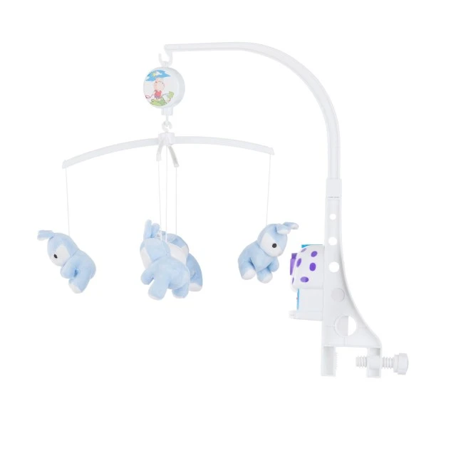 Musical toy for bed Blue Bunnies