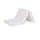 Folding mattress 60/120/6 white/beige stars