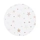 Folding mattress 60/120/6 white/beige stars