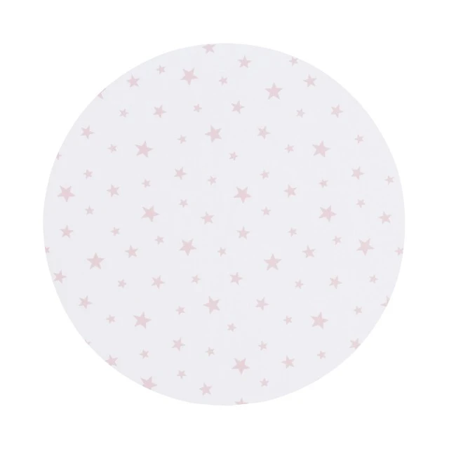 Folding mattress 60/120/6 white/powder stars