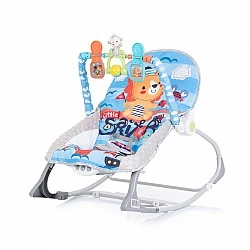 Musical rocking chair Baby Spa blue