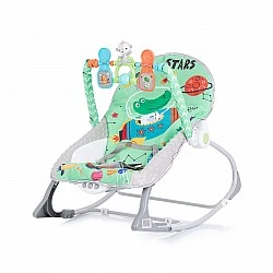Musical rocking chair Baby Spa green