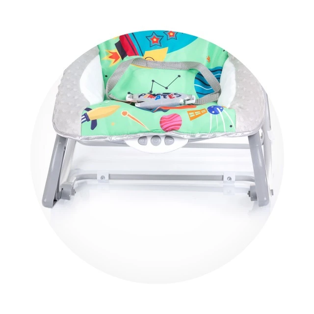 Musical rocking chair Baby Spa green