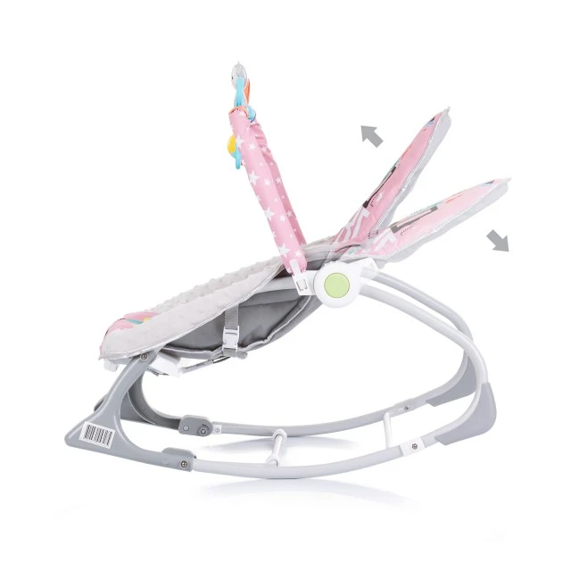 Musical rocking chair Baby Spa pink