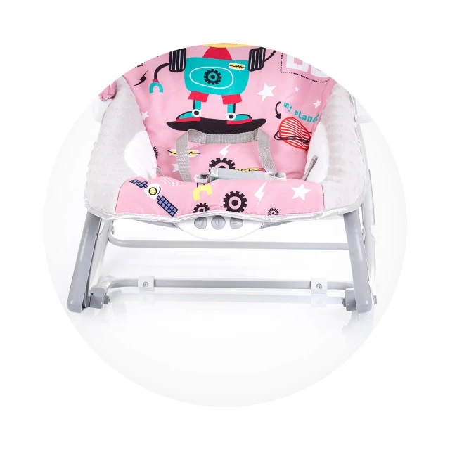 Musical rocking chair Baby Spa pink