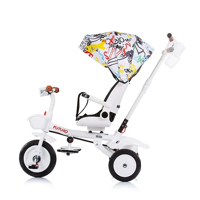 Tricycle with canopy Futuro graffiti