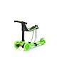 Multi Plus scooter with green handle