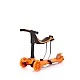 Multi Plus scooter with orange handle