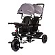 Tricycle for twins Hip Hop graphite