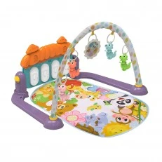 Gymnastics mat Zoo Party Lilac