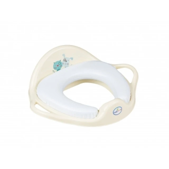 Soft toilet seat Dog&Cat yellow