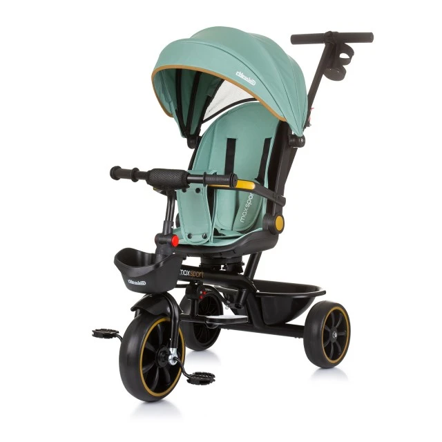 Tricycle with canopy Max Sport pastel green