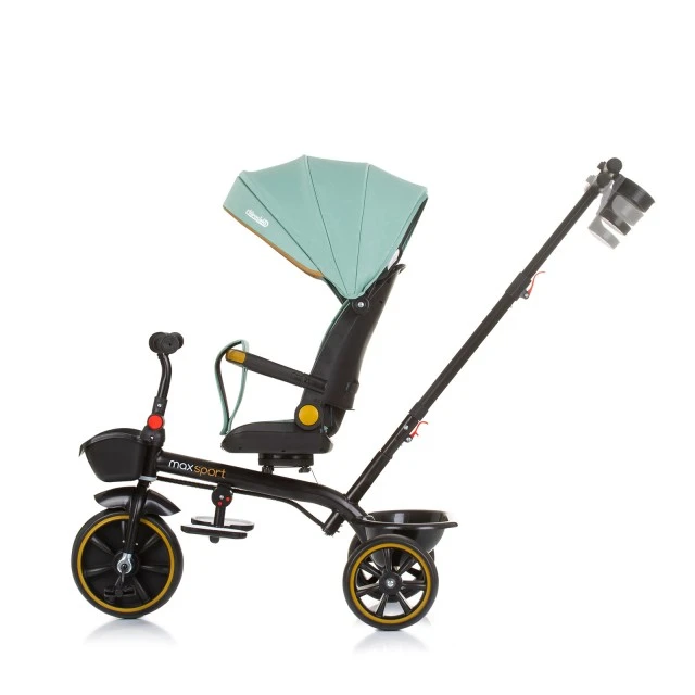 Tricycle with canopy Max Sport pastel green