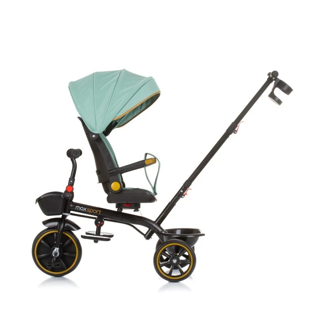 Tricycle with canopy Max Sport pastel green