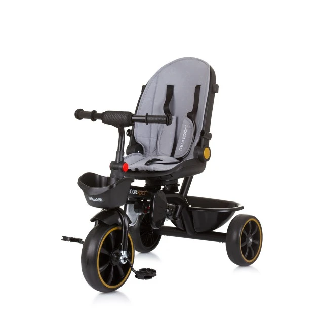 Tricycle with canopy Max Sport ash gray