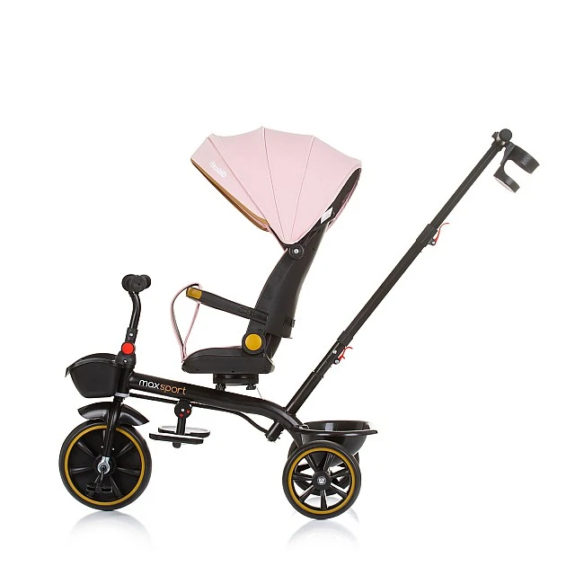 Tricycle with canopy Max Sport flamingo