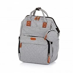 Backpack/ Diaper bag for stroller ash grey