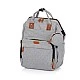 Backpack/ Diaper bag for stroller ash grey