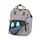 Backpack/ Diaper bag for stroller ash grey