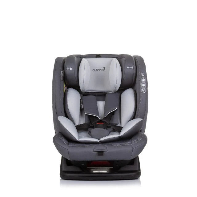 Car seat I_SIZE 40-150 cm AVIATO ash grey
