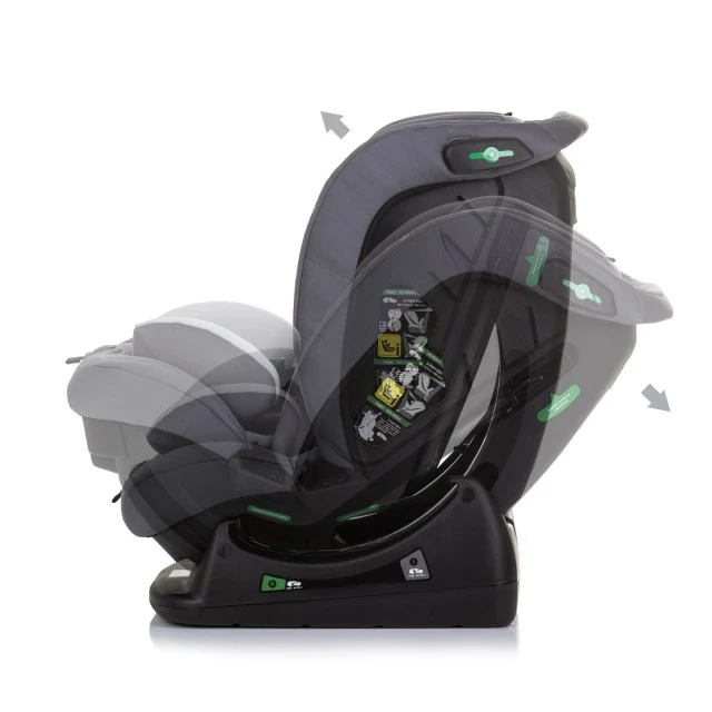 Car seat I_SIZE 40-150 cm AVIATO ash grey
