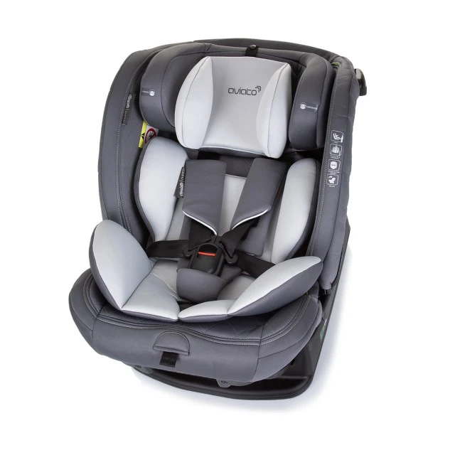 Car seat I_SIZE 40-150 cm AVIATO ash grey