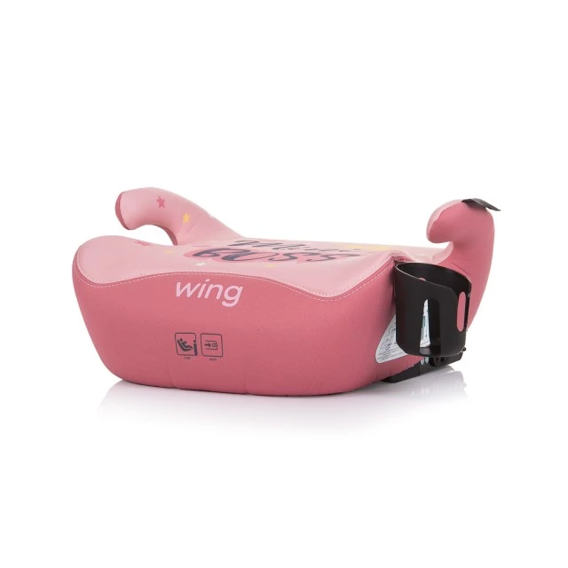 Car seat I-SIZE ISOFIX 125-150 cm WING pink MINI BOSS