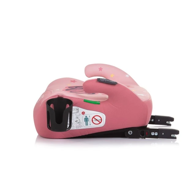 Car seat I-SIZE ISOFIX 125-150 cm WING pink MINI BOSS