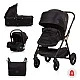 Бебешка количка до 22 кг Инфинити обсидиан