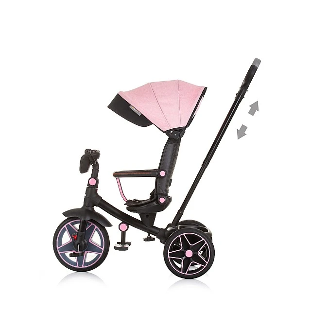 Tricycle with canopy Derby flamingo