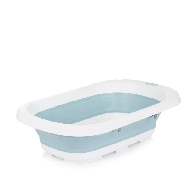 Bath tub with bath stand and changing mat Fiore blue
