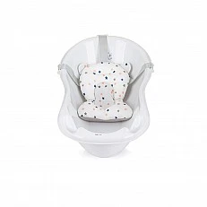 Baby bath net and cushion Multi - stars, white