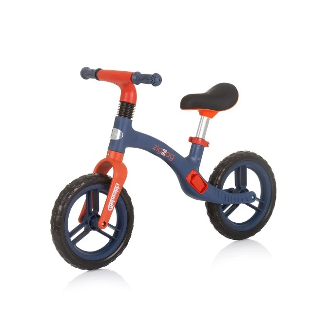 Balance toy on wheels Zig Zag blue/red